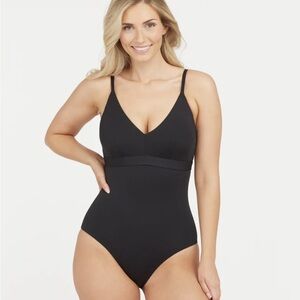 NWT SPANX Black One Piece Swimwear